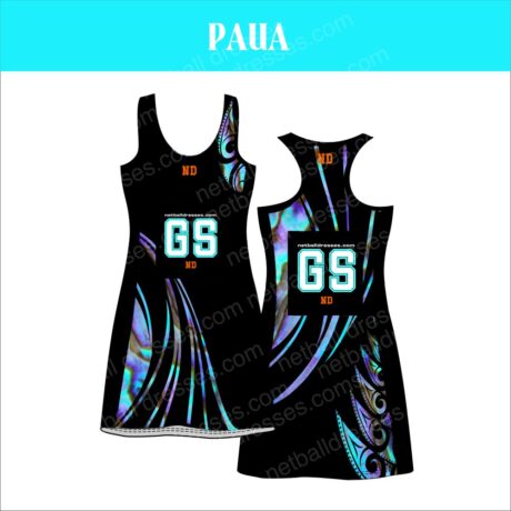 Polynesian Pre-Designed Netball Dresses from netballdresses.com